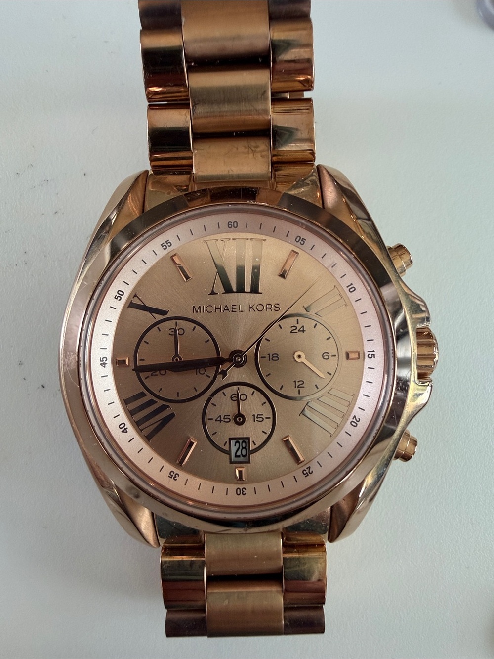 Michael Kors Rose Gold Stainless Steel Watch - Picture 2 of 3